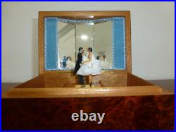 Vintage Swiss Reuge Couple Dancing Ballerina Musical Jewelry Box Automaton Vintage Swiss Reuge Couple Dancing Ballerina Musical Jewelry Box Automaton
