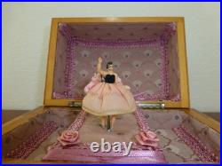 Vintage Swiss Reuge Dancing Ballerina Music Box Automaton Storage Case
