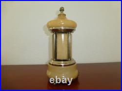 Vintage Swiss Reuge Dancing Ballerina Music Box Carousel Items Holder