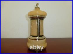 Vintage Swiss Reuge Dancing Ballerina Music Box Carousel Items Holder