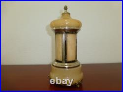 Vintage Swiss Reuge Dancing Ballerina Music Box Carousel Items Holder