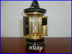 Vintage Swiss Reuge Dancing Ballerina Music Box Carousel Lipstick (Watch Video)