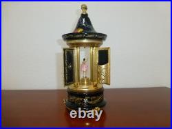Vintage Swiss Reuge Dancing Ballerina Music Box Carousel Lipstick (Watch Video)