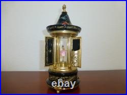 Vintage Swiss Reuge Dancing Ballerina Music Box Carousel Lipstick (Watch Video)