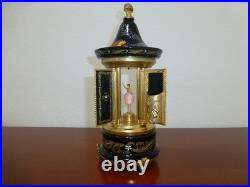 Vintage Swiss Reuge Dancing Ballerina Music Box Carousel Lipstick (Watch Video)