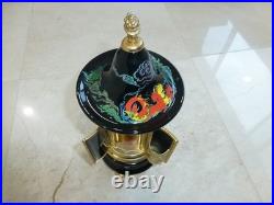 Vintage Swiss Reuge Dancing Ballerina Music Box Carousel Lipstick (Watch Video)