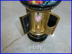 Vintage Swiss Reuge Dancing Ballerina Music Box Carousel Lipstick (Watch Video)