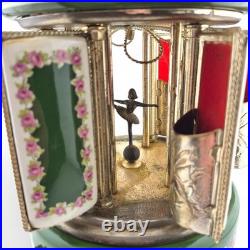 Vintage Swiss Reuge Dancing Ballerina Music Carousel Lipstick Cigarette Holder