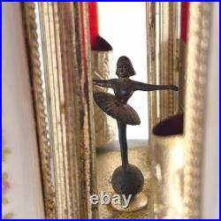 Vintage Swiss Reuge Dancing Ballerina Music Carousel Lipstick Cigarette Holder