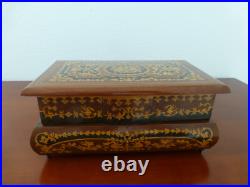 Vintage Swiss Reuge Dancing Ballerina Musical Jewelry Box Automaton Vintage Swiss Reuge Dancing Ballerina Musical Jewelry Box Automaton