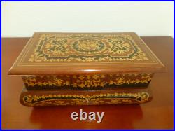 Vintage Swiss Reuge Dancing Ballerina Musical Jewelry Box Automaton Vintage Swiss Reuge Dancing Ballerina Musical Jewelry Box Automaton