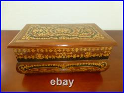 Vintage Swiss Reuge Dancing Ballerina Musical Jewelry Box Automaton Vintage Swiss Reuge Dancing Ballerina Musical Jewelry Box Automaton