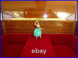 Vintage Swiss Reuge Dancing Ballerina Musical Jewelry Box Automaton (See Video)