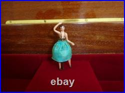 Vintage Swiss Reuge Dancing Ballerina Musical Jewelry Box Automaton (See Video)