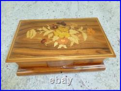 Vintage Swiss Reuge Dancing Ballerina Musical Jewelry Box Automaton (See Video)