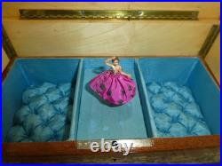 Vintage Swiss Reuge Dancing Ballerina Musical Jewelry Box Automaton (See Video)