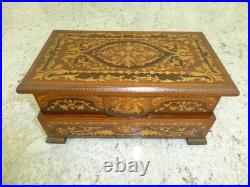 Vintage Swiss Reuge Dancing Ballerina Musical Jewelry Box Automaton (See Video)