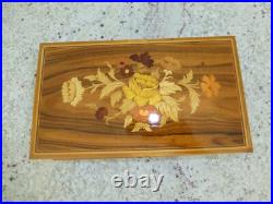 Vintage Swiss Reuge Dancing Ballerina Musical Jewelry Box Automaton (See Video)