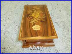 Vintage Swiss Reuge Dancing Ballerina Musical Jewelry Box Automaton (See Video)