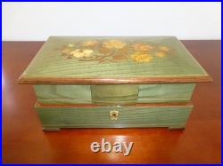 Vintage Swiss Reuge Dancing Ballerina Musical Jewelry Box Automaton (See Video)