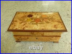 Vintage Swiss Reuge Dancing Ballerina Musical Jewelry Box Automaton (See Video)