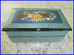 Vintage Swiss Reuge Dancing Ballerina Musical Jewelry Box Automaton (See Video)