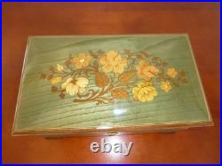 Vintage Swiss Reuge Dancing Ballerina Musical Jewelry Box Automaton (See Video)