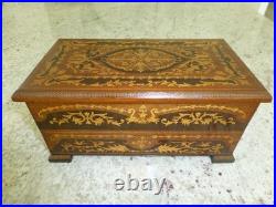 Vintage Swiss Reuge Dancing Ballerina Musical Jewelry Box Automaton (See Video)