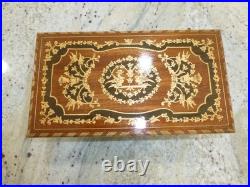 Vintage Swiss Reuge Dancing Ballerina Musical Jewelry Box Automaton (See Video)