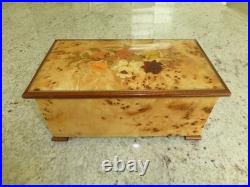 Vintage Swiss Reuge Dancing Ballerina Musical Jewelry Box Automaton (See Video)