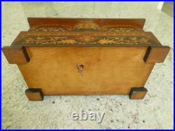 Vintage Swiss Reuge Dancing Ballerina Musical Jewelry Box Automaton (See Video)