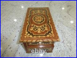 Vintage Swiss Reuge Dancing Ballerina Musical Jewelry Box Automaton (See Video)