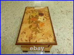 Vintage Swiss Reuge Dancing Ballerina Musical Jewelry Box Automaton (See Video)