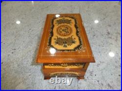 Vintage Swiss Reuge Dancing Ballerina Musical Jewelry Box Automaton (See Video)