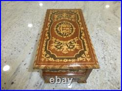 Vintage Swiss Reuge Dancing Ballerina Musical Jewelry Box Automaton (See Video)