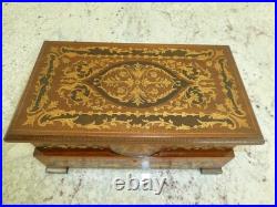 Vintage Swiss Reuge Dancing Ballerina Musical Jewelry Box Automaton (See Video)