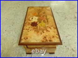 Vintage Swiss Reuge Dancing Ballerina Musical Jewelry Box Automaton (See Video)
