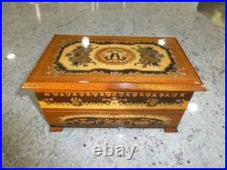 Vintage Swiss Reuge Dancing Ballerina Musical Jewelry Box Automaton (See Video)