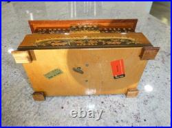Vintage Swiss Reuge Dancing Ballerina Musical Jewelry Box Automaton (See Video)