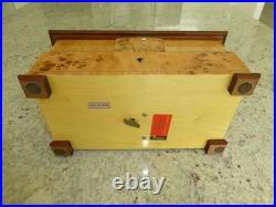Vintage Swiss Reuge Dancing Ballerina Musical Jewelry Box Automaton (See Video)