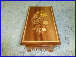 Vintage Swiss Reuge Dancing Ballerina Musical Jewelry Box Automaton (See Video)