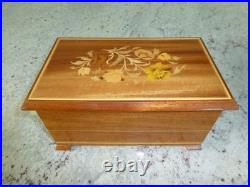 Vintage Swiss Reuge Dancing Ballerina Musical Jewelry Box Automaton (See Video)