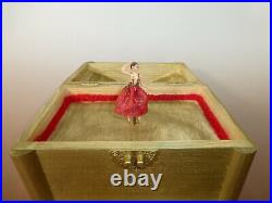 Vintage Swiss Reuge Dancing Ballerina Wooden House Music Box Plays 2 Songs Rare