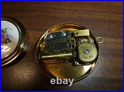 Vintage Swiss Reuge Miniature Music Box Mechanical Wind Up (Watch The Video)