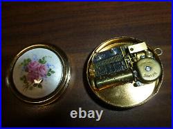 Vintage Swiss Reuge Miniature Music Box Mechanical Wind Up (Watch The Video)