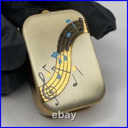 Vintage Swiss Reuge Miniature Music Box Pendant Key Chain Bracelet