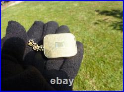 Vintage Swiss Reuge Miniature music box for pendant, Key Chain (Watch Video)