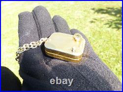 Vintage Swiss Reuge Miniature music box for pendant, Key Chain (Watch Video)