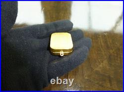 Vintage Swiss Reuge Miniature music box for pendant, Key Chain (Watch Video)