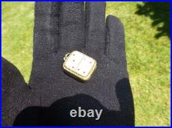 Vintage Swiss Reuge Miniature music box pendant. 800 Sterling Silver Case Vintage Swiss Reuge Miniature music box pendant. 800 Sterling Silver Case